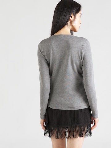 SAINT TROPEZ Knit Cardigan 'Mila' in Grey