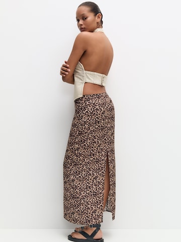 Pull&Bear Rok in Beige