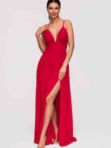Ombre Abendkleid‌ in Rot
