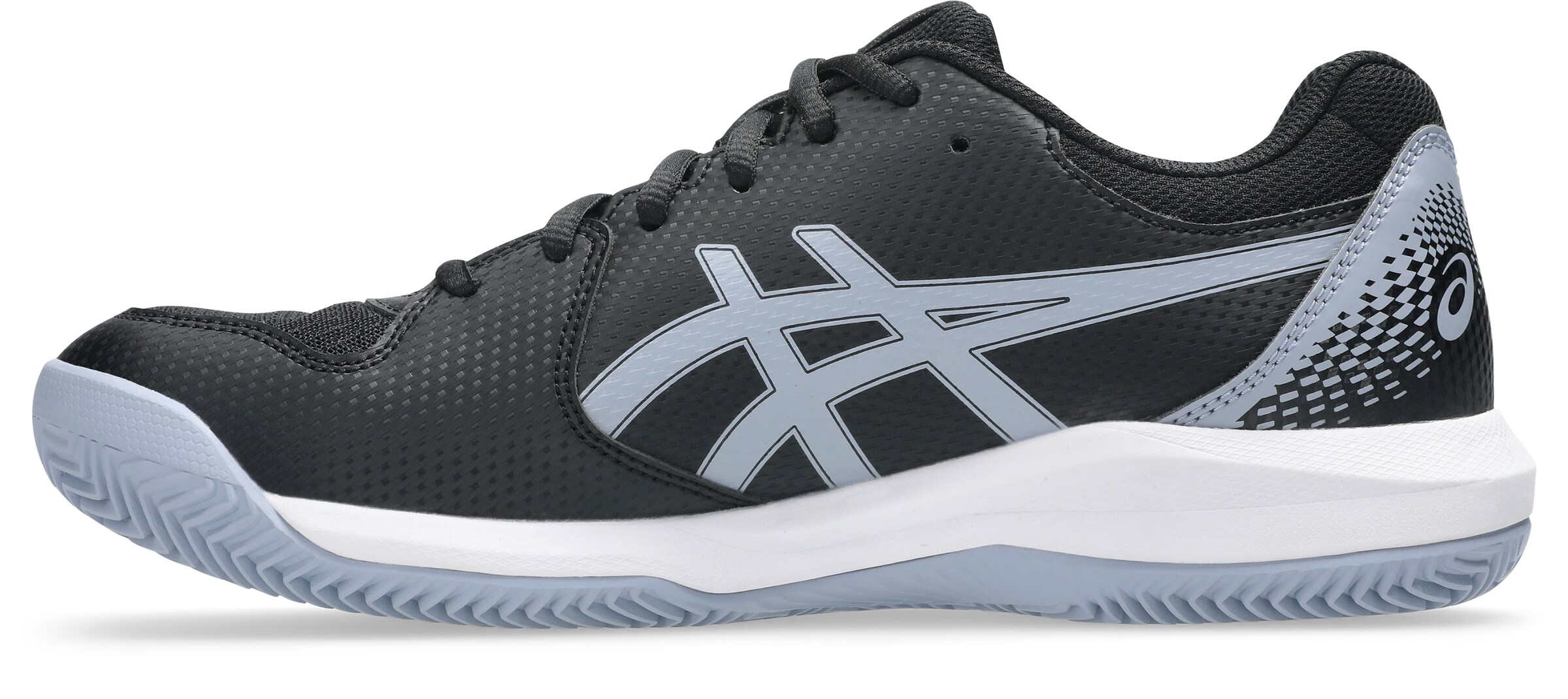ASICS Athletic Shoes 'Gel-Dedicate 8' in Black: front