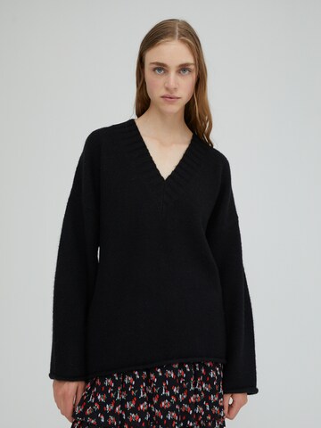 EDITED Pullover 'Aleena' i sort: forside