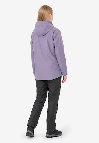 Weather Report Weatherproof jacket 'Pack'way' in Purple