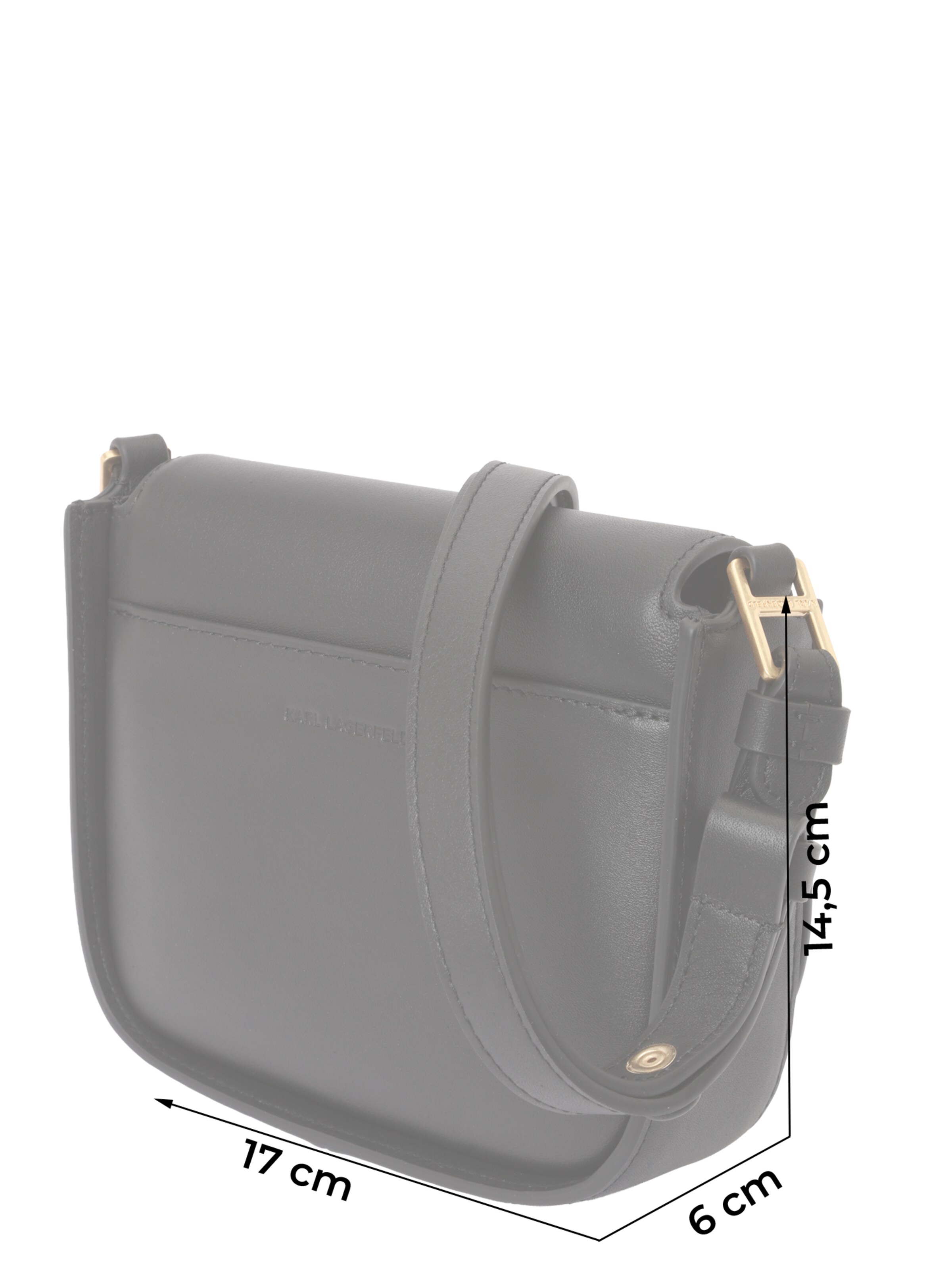 Karl Lagerfeld Umhängetasche in Schwarz