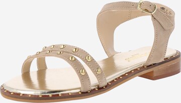 Dockers by Gerli Sandalen met riem in Beige: voorkant