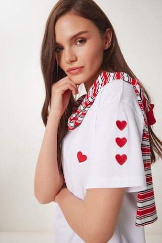 T-shirt Happiness İstanbul en blanc