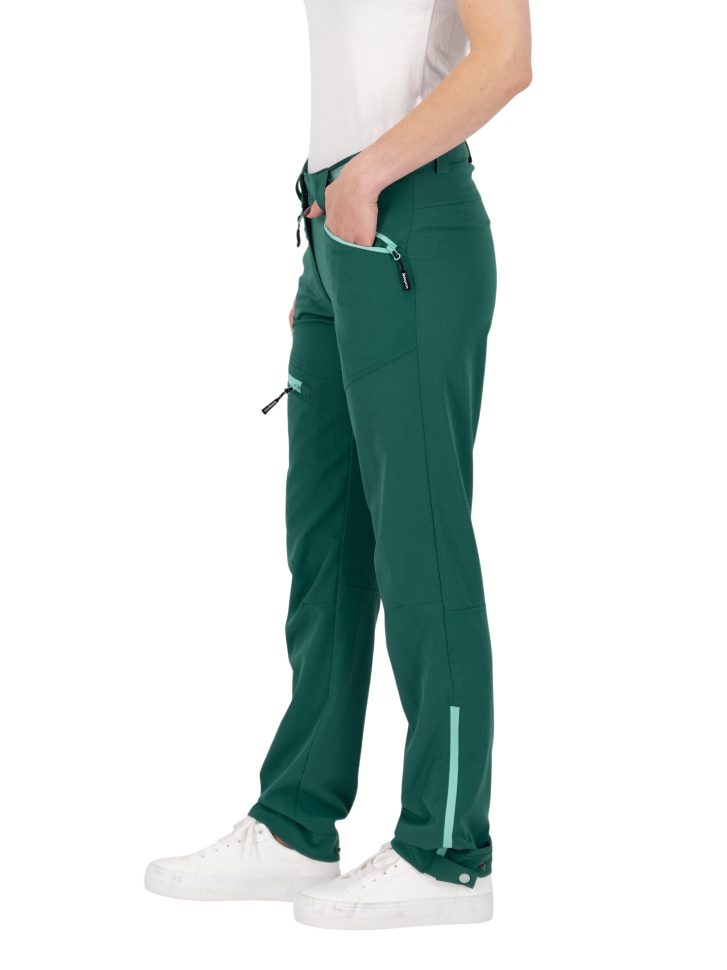 deproc Slimfit Outdoorbroek in Groen