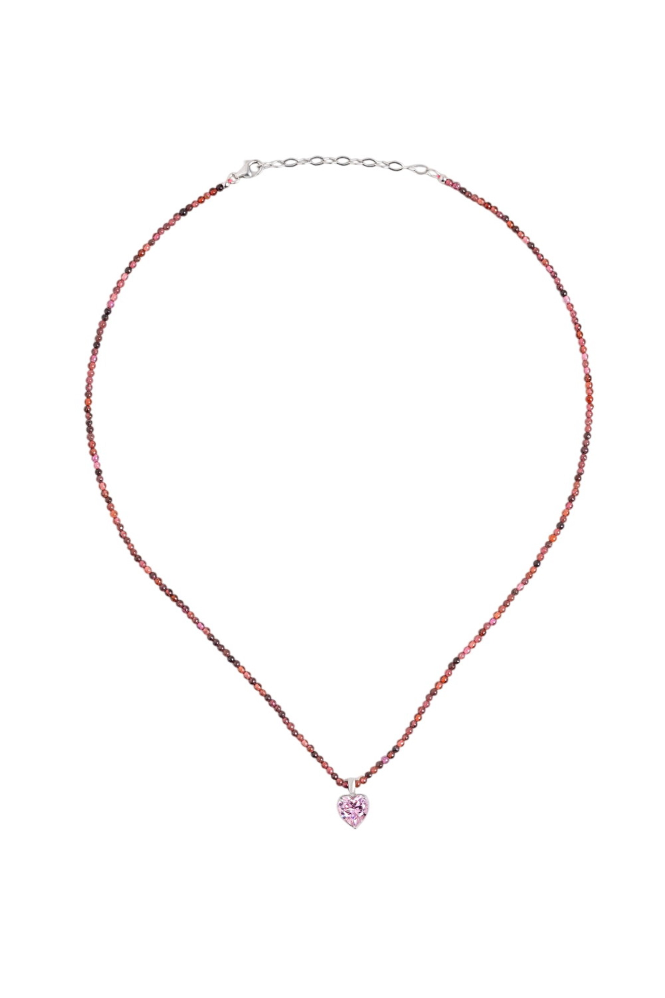 So Chic Necklace in Red: front