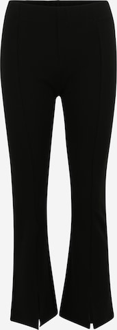 Pieces Petite Flared Pants 'THEA' in Black: front