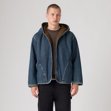 LEVI'S ® Between-season jacket 'SHERPA' in Blue: front
