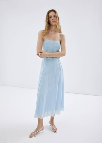 MANGO Kleid 'Miel' in Blau: Vorderseite