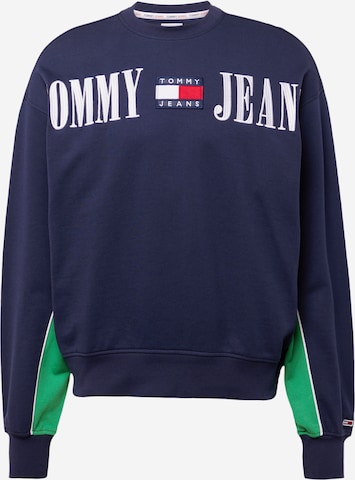 Felpa di Tommy Jeans in blu: frontale