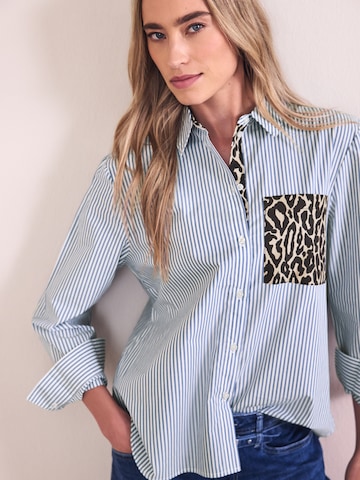 STREET ONE Bluse in Blau
