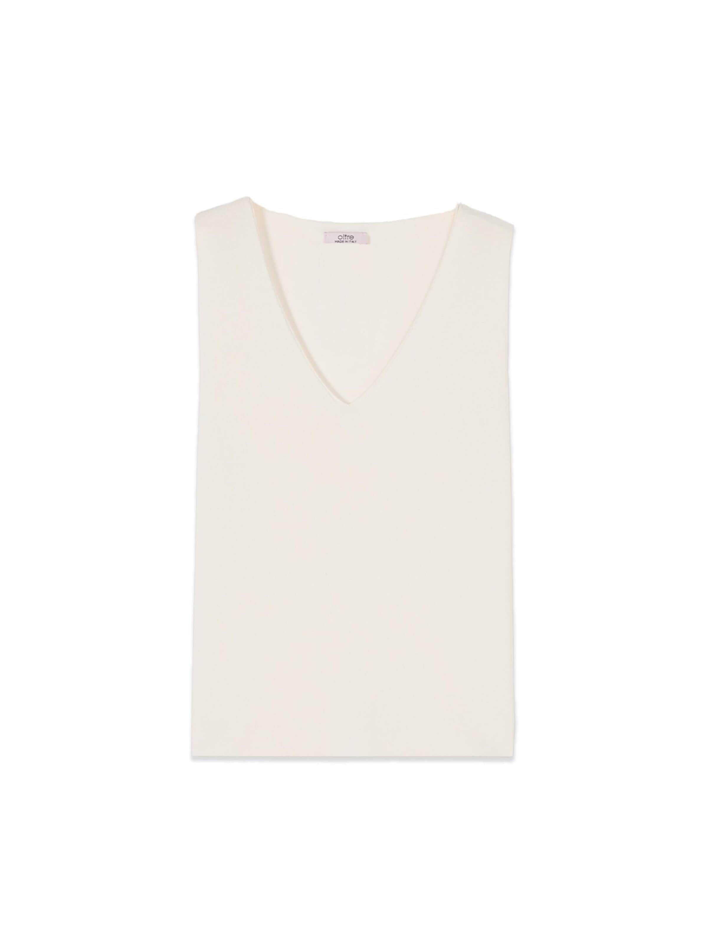 Pull-over oltre en blanc : devant