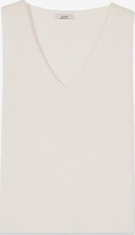 Pull-over oltre en blanc : devant