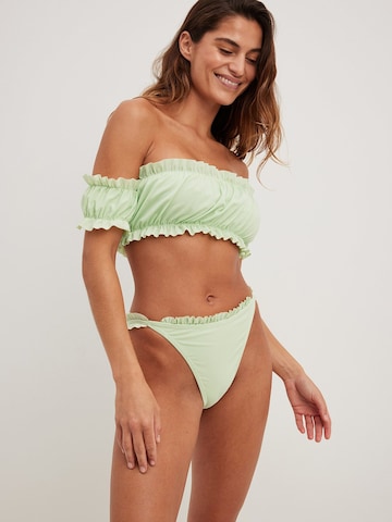 NA-KD Bikini Bottoms in Green: front