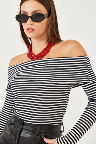 Bianco Lucci Shirt in Schwarz