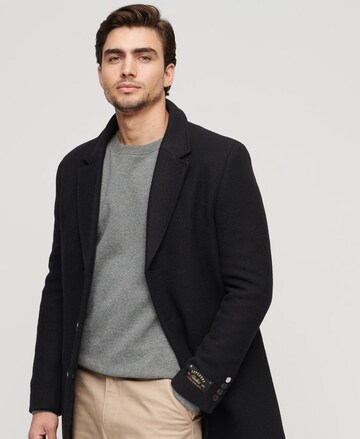 Superdry Between-Seasons Coat in Black