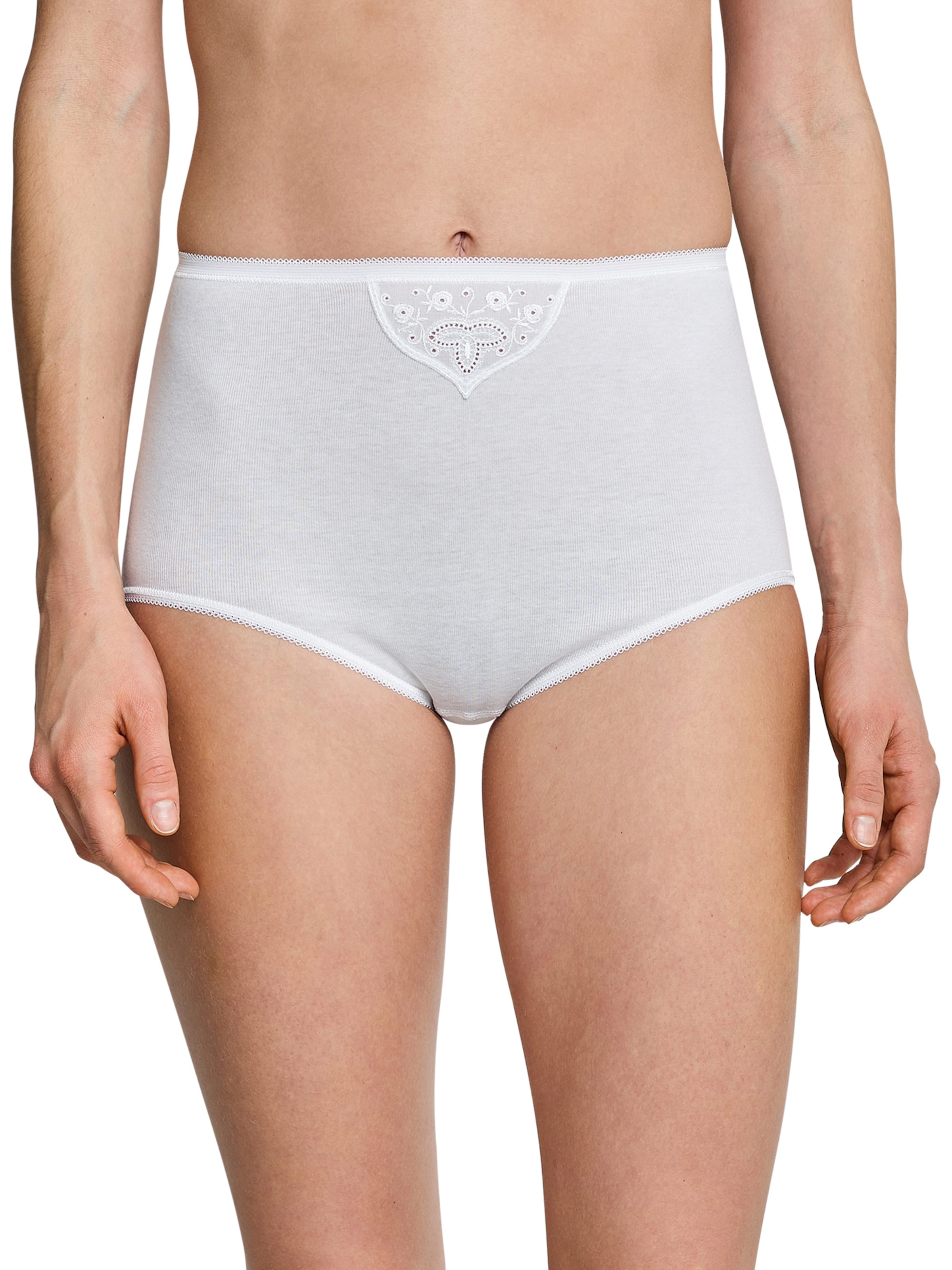 Slip di SCHIESSER in bianco: frontale