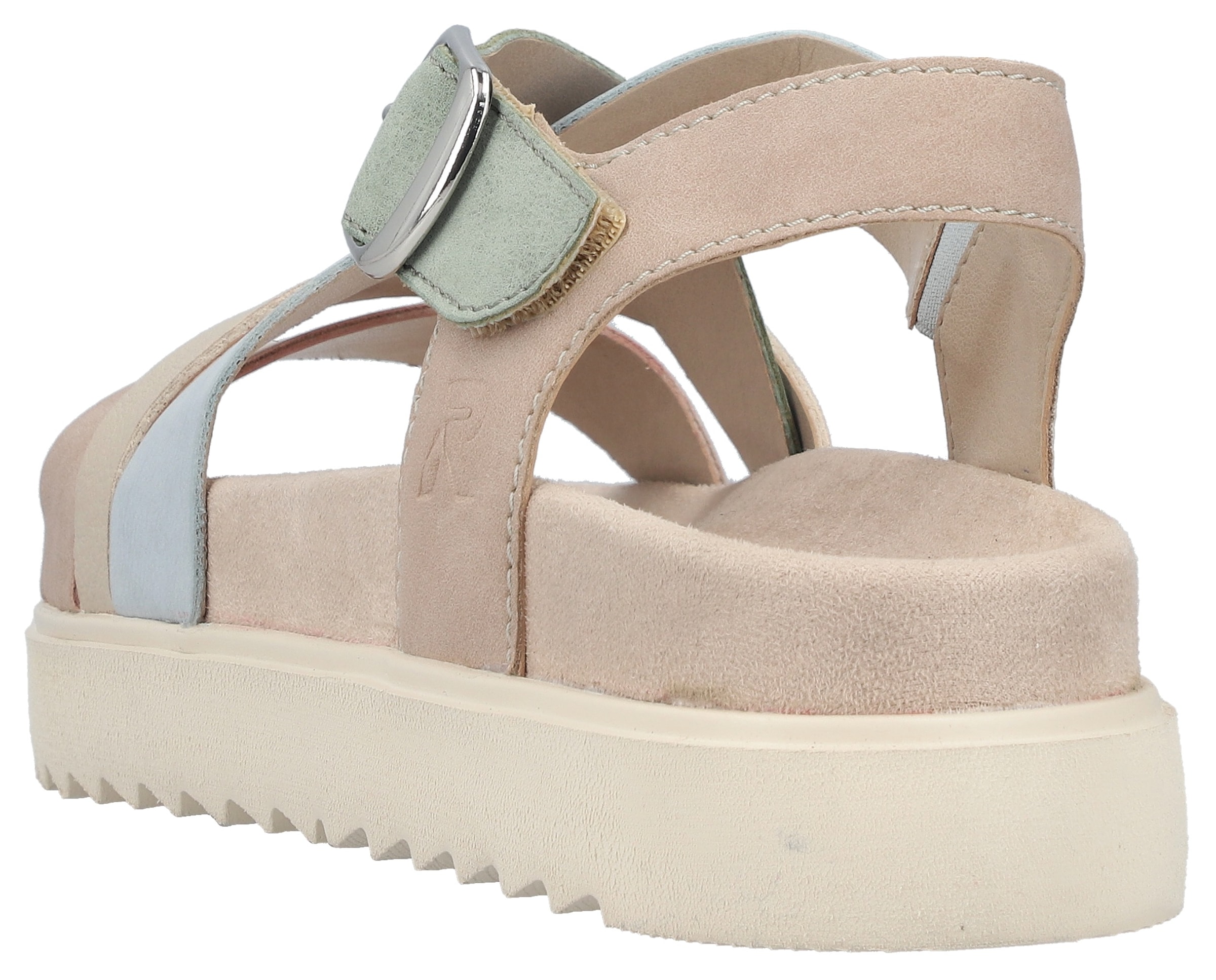 Sandales à lanières Rieker en beige