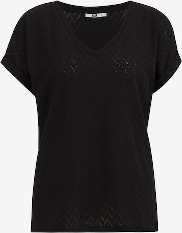 T-shirt WE Fashion en noir : devant