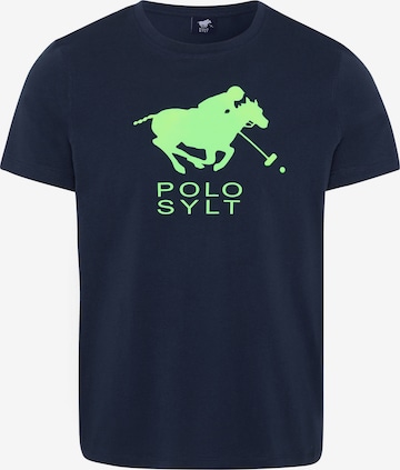 Polo Sylt T-Shirt in Blau: Vorderseite
