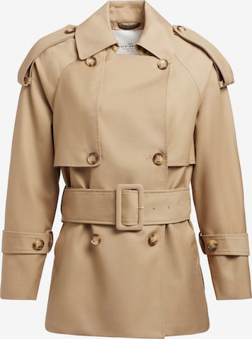 Manteau mi-saison khujo en beige : devant