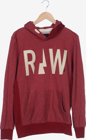 G-Star RAW Sweatshirt & Zip-Up Hoodie in L in Red: front