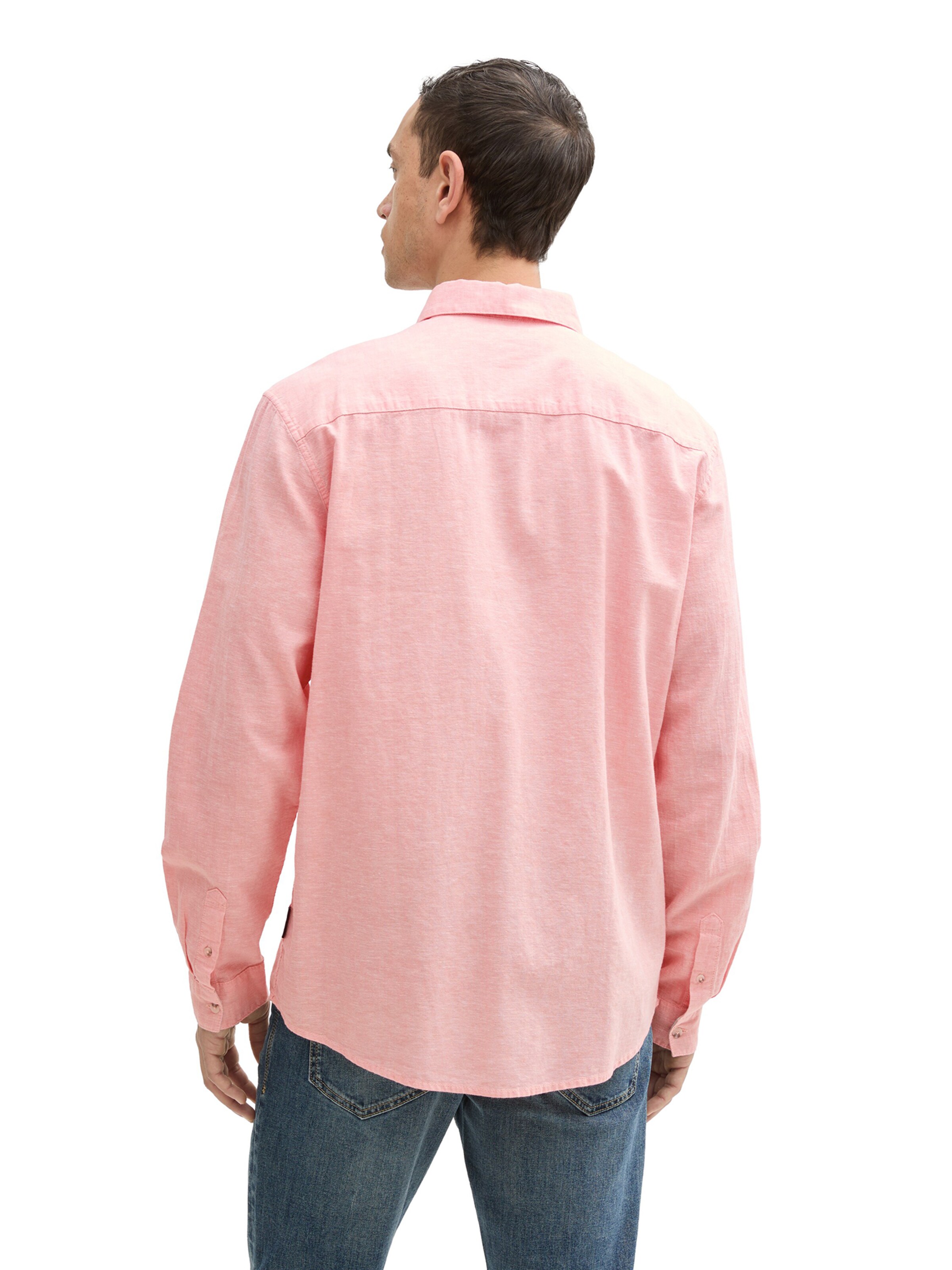 TOM TAILOR Regular Fit Skjorte i orange