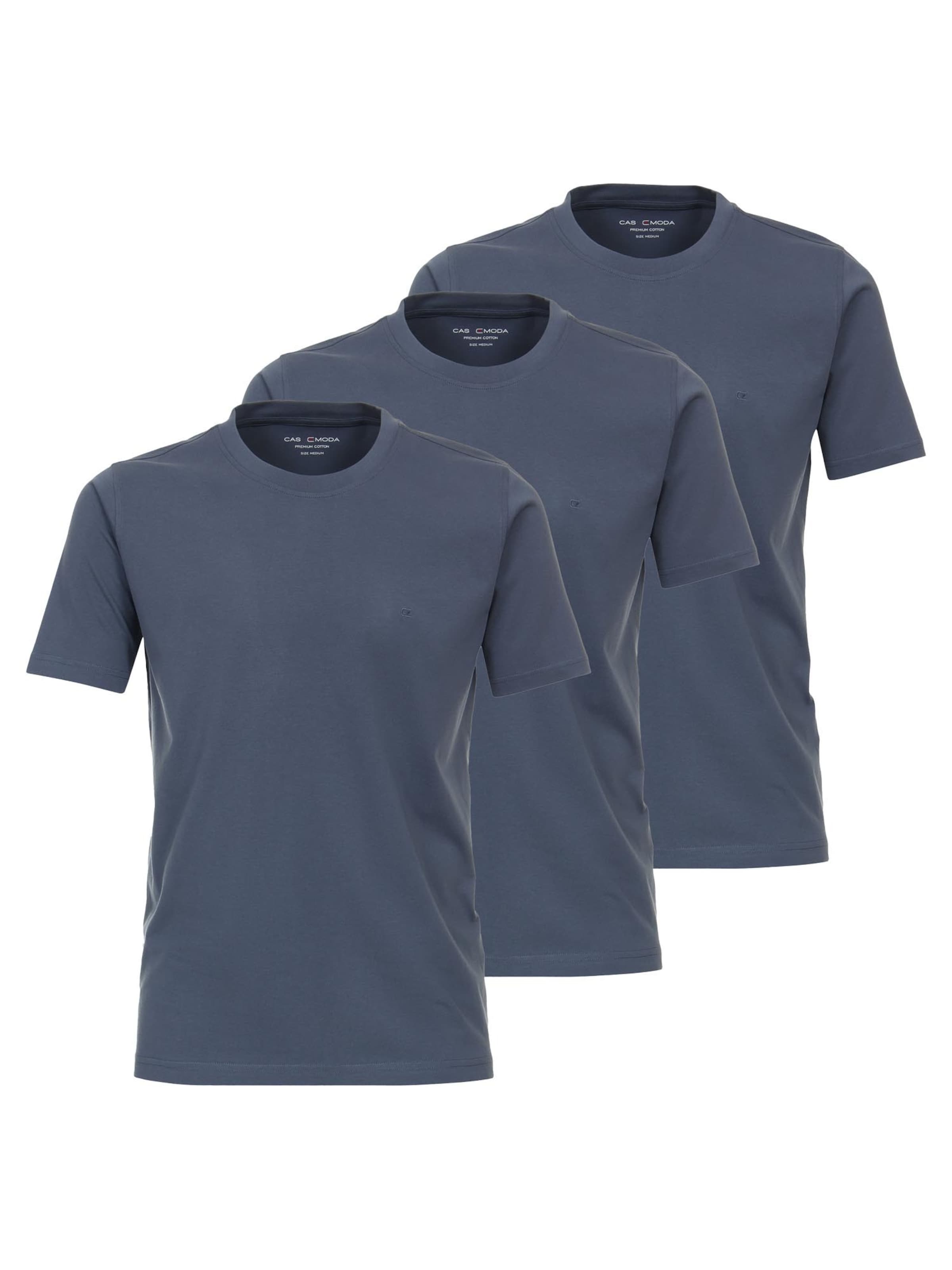 CASAMODA Shirt 'Basic' in Blue: front