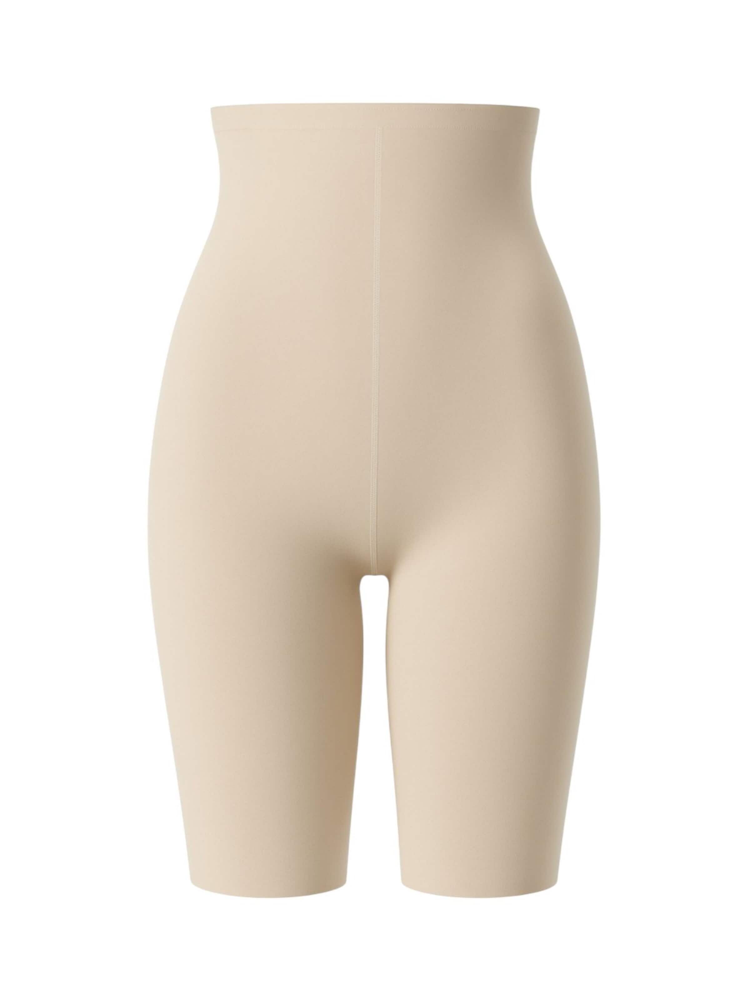 Pantaloni modellanti 'LaserTone' di fashionshowcase in beige: frontale