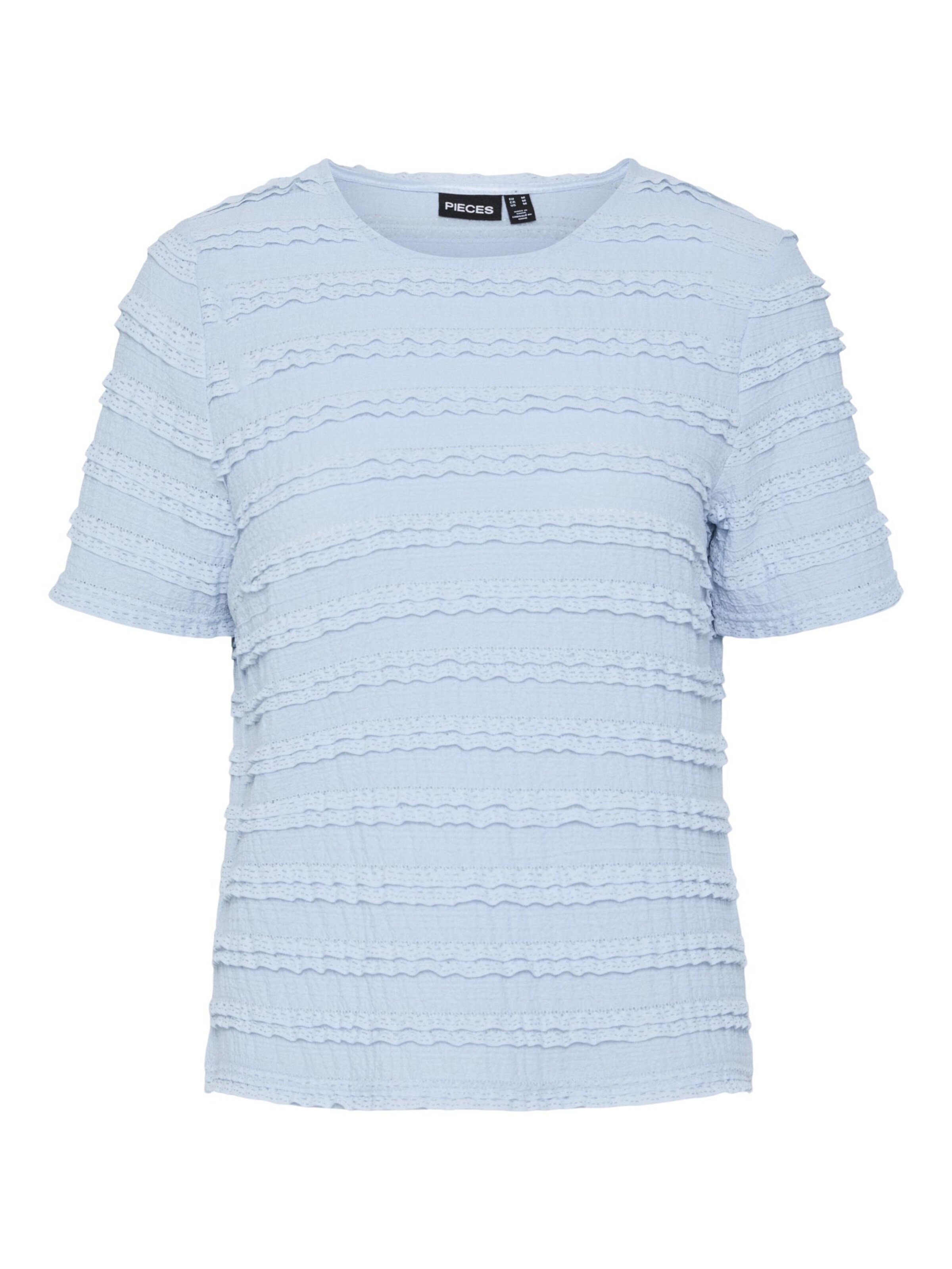 T-shirt 'PCAnine' PIECES en bleu : devant