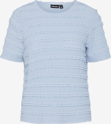 T-shirt 'PCAnine' PIECES en bleu : devant
