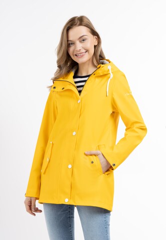 DreiMaster Maritim Between-season jacket in Yellow: front