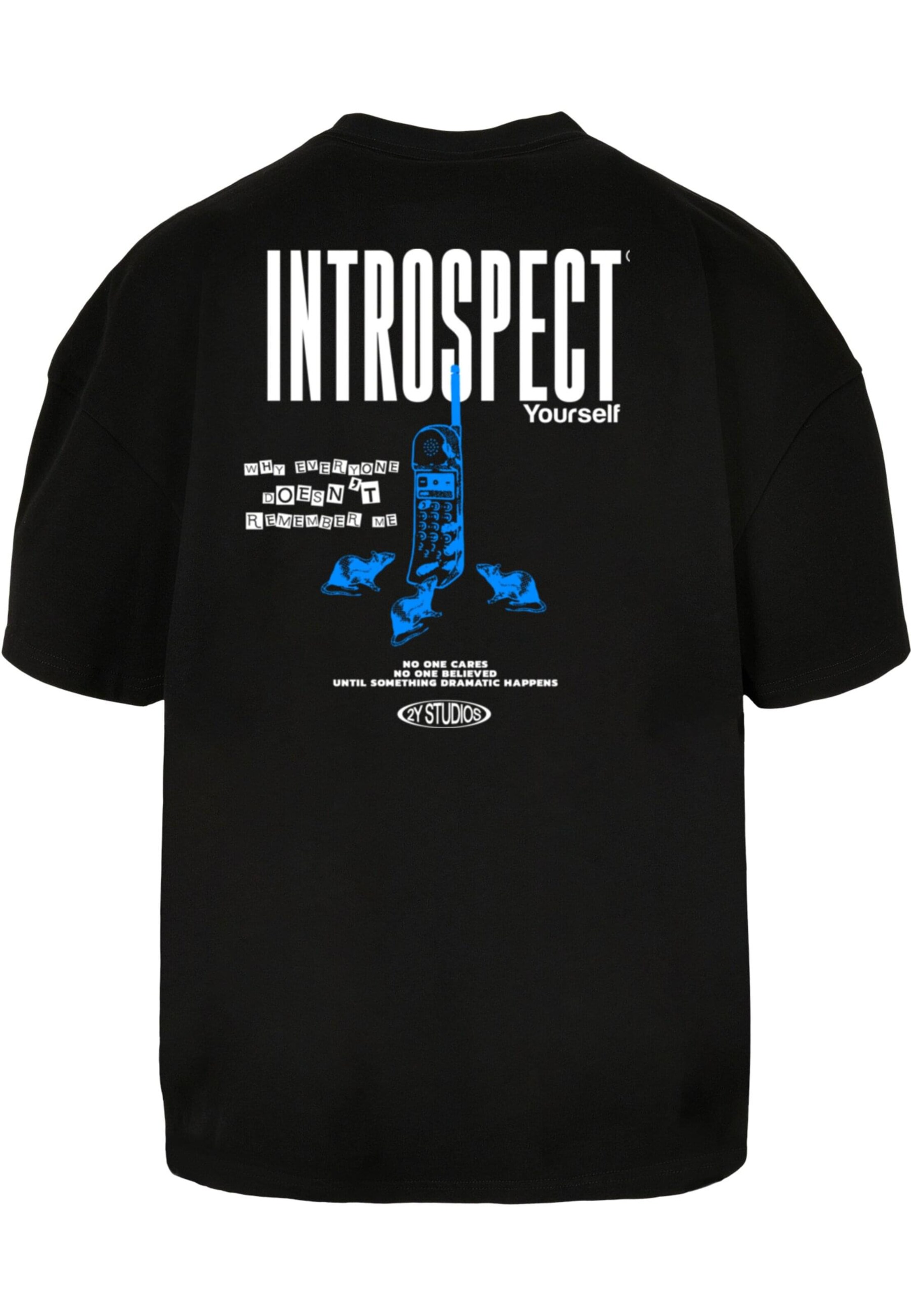 2Y Studios Shirt 'Introspect' in Black