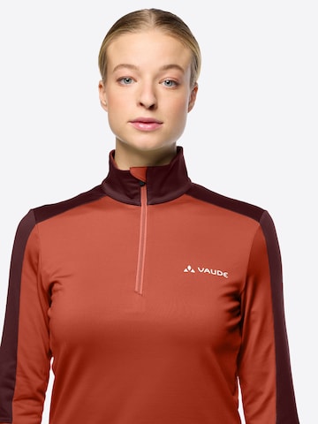 VAUDE Sports sweater in Red