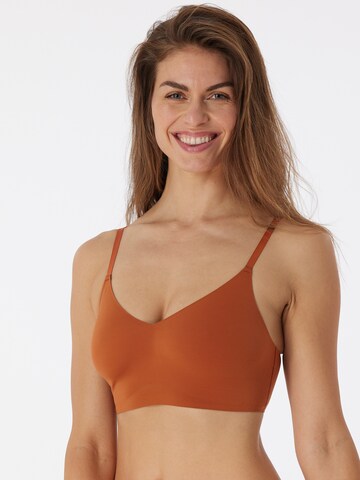 SCHIESSER Bustier BH ' Invisible Soft Padded ' in Oranje: voorkant