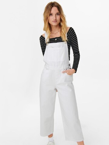 ONLY Regular Overalls in White: front