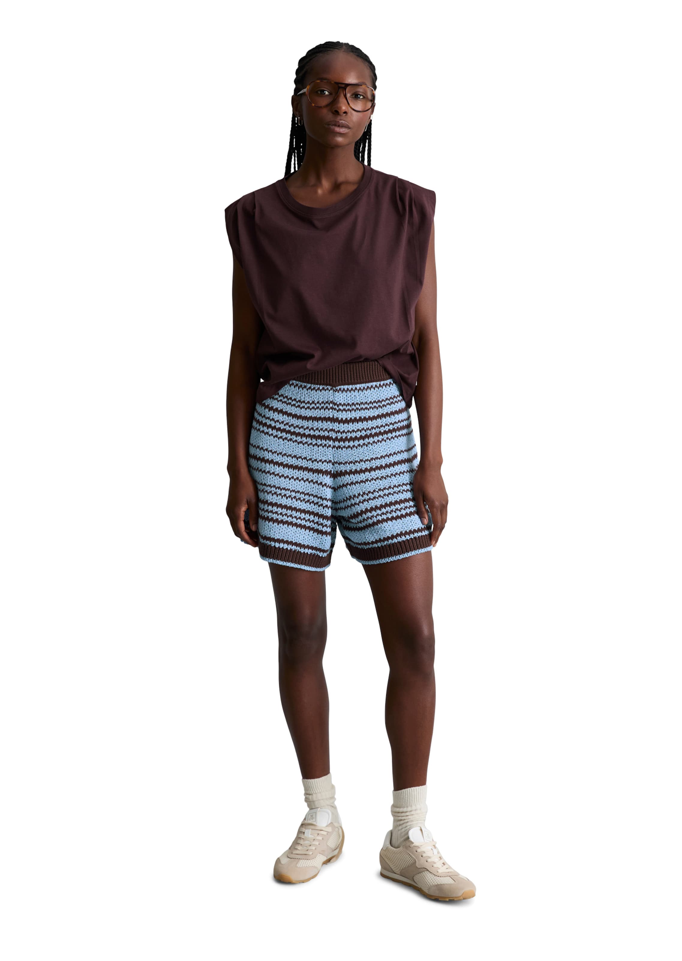 Marc O'Polo DENIM Regular Broek in Bruin