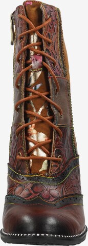 Laura Vita Lace-Up Ankle Boots in Brown