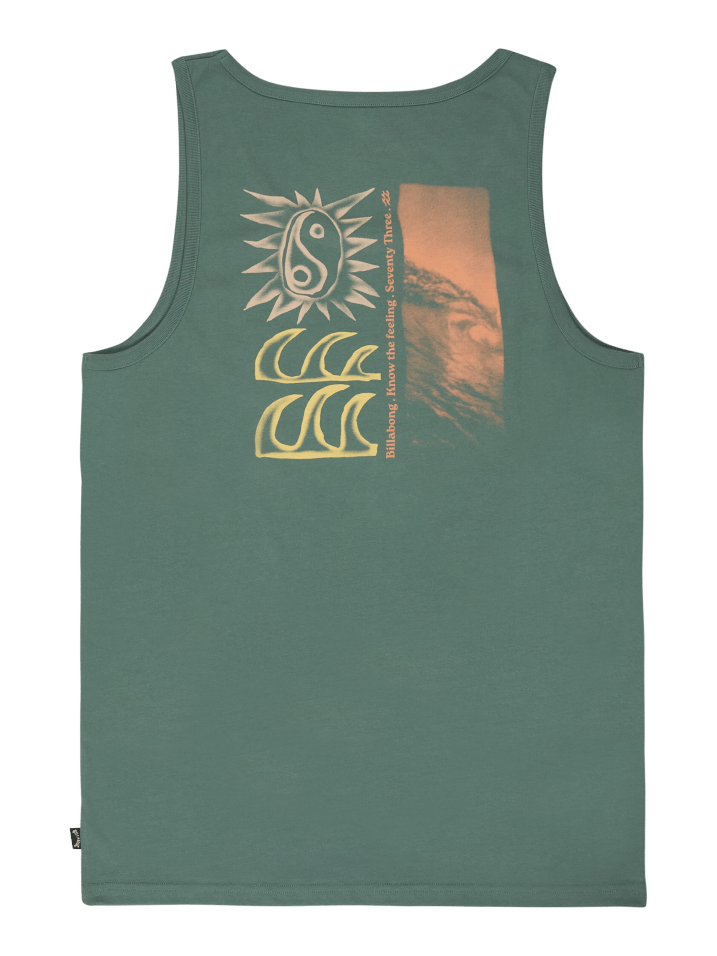 BILLABONG Тениска 'Feeling' в зелено