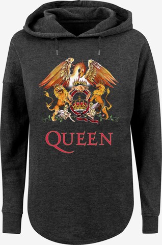 Sweat-shirt 'Queen' F4NT4STIC en gris : devant