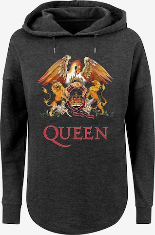 F4NT4STIC Sweatshirt 'Queen' in Grijs: voorkant