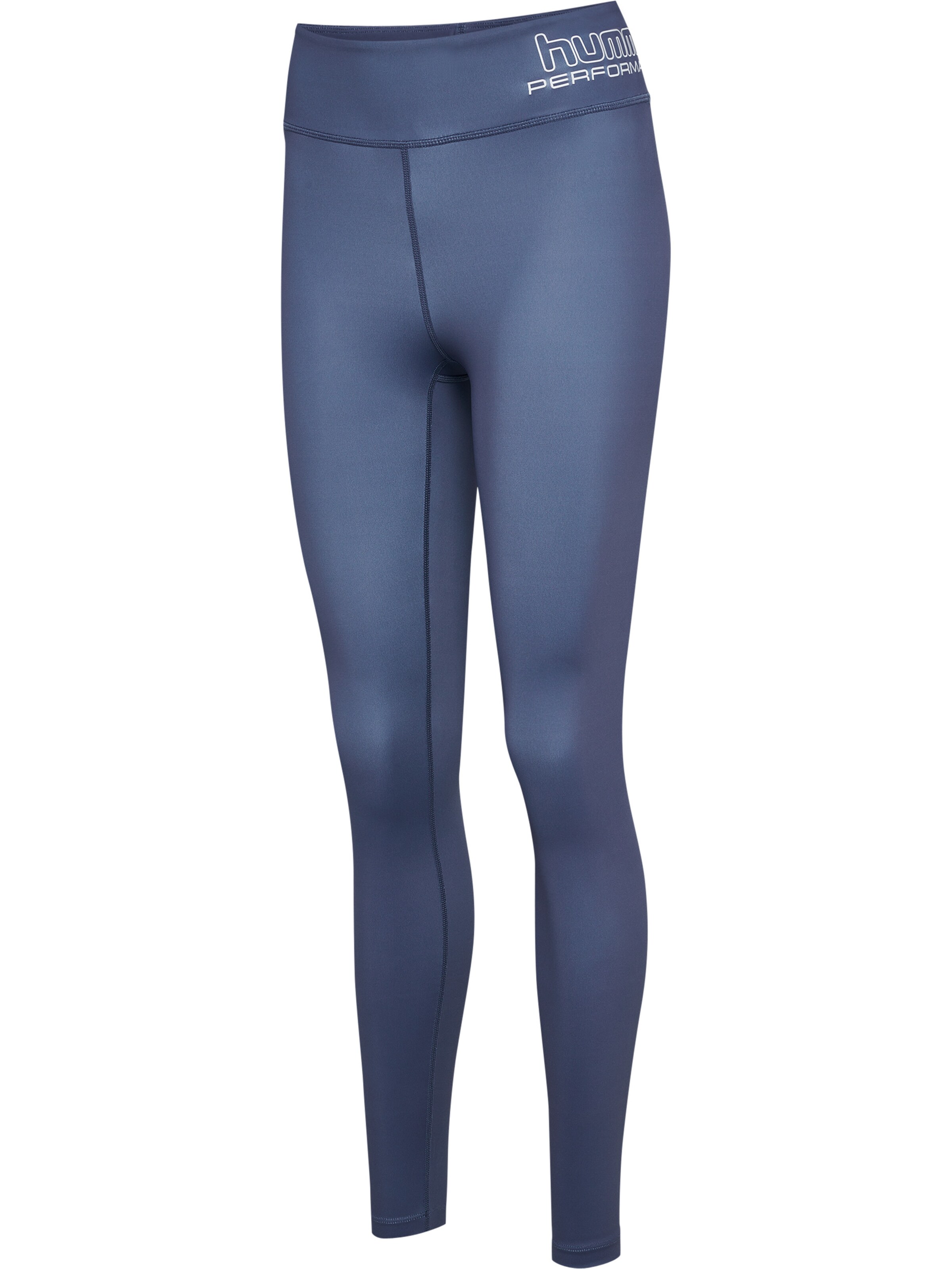 Hummel Skinny Workout Pants 'Fundamental' in Blue
