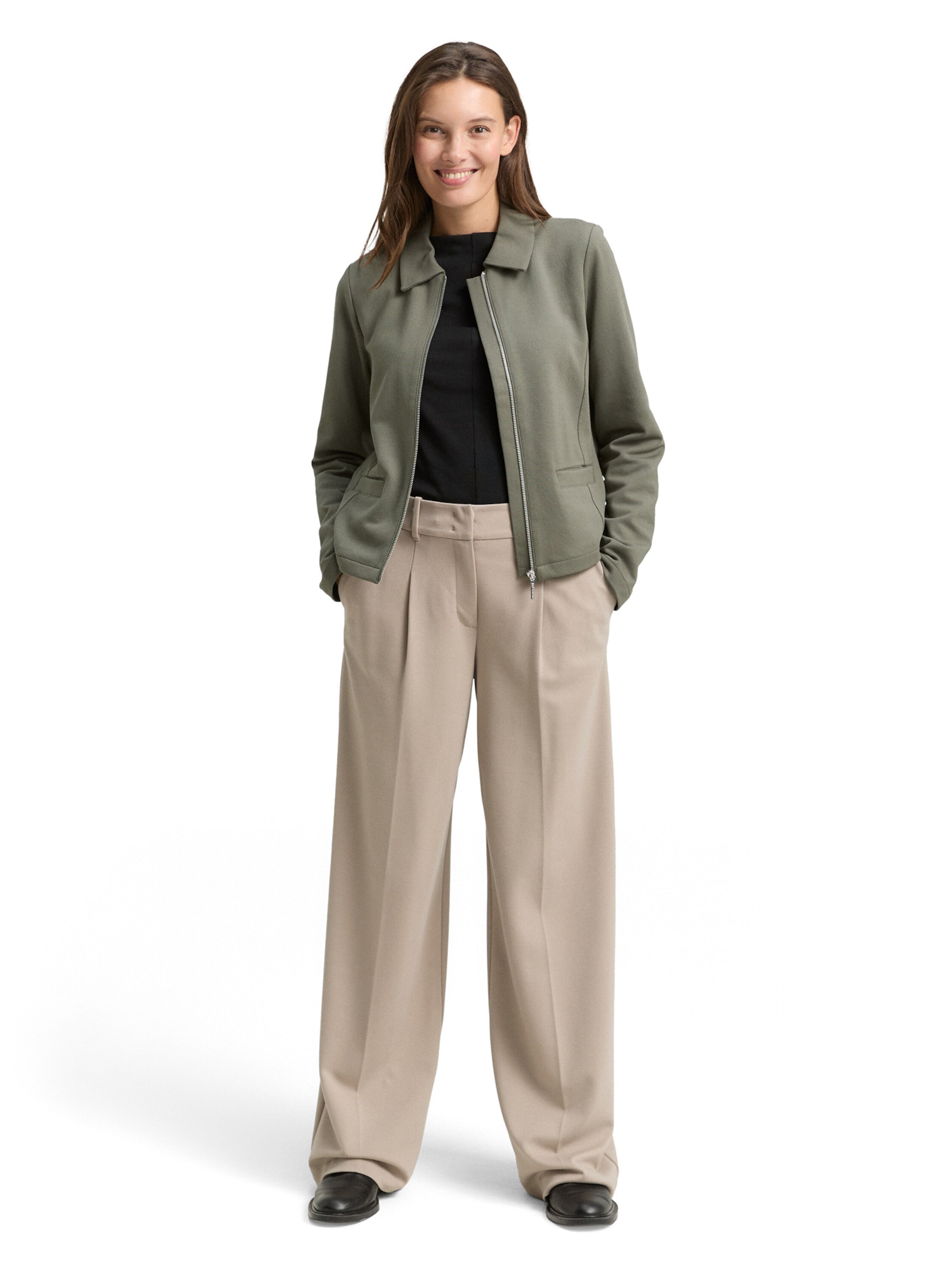 TOM TAILOR Between-season jacket in Green