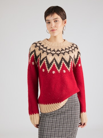 raudona Polo Ralph Lauren Megztinis: priekis