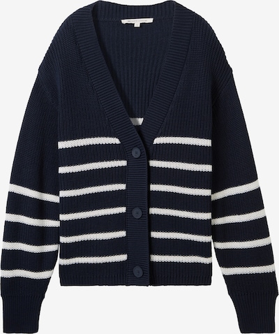 Kardiganas iš TOM TAILOR DENIM, spalva – tamsiai mėlyna / balta, Prekių apžvalga
