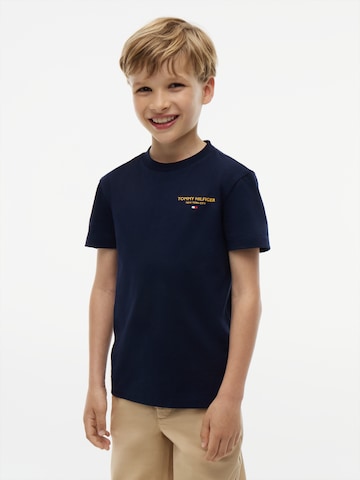 TOMMY HILFIGER Shirt 'ESSENTIAL' in Blauw: voorkant