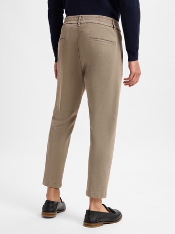 DRYKORN Slimfit Bandplooibroek 'Chasy' in Beige