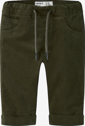 NAME IT Regular Pants 'NBMBEN' in Green: front