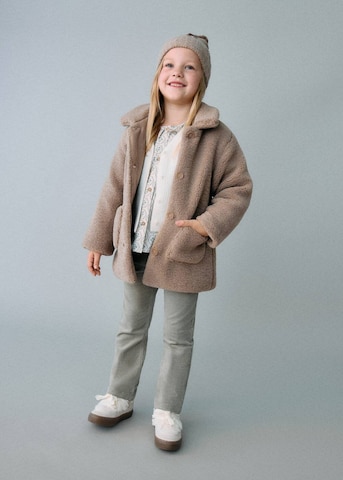 MANGO KIDS Coat in Brown